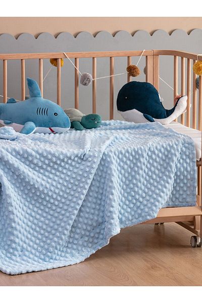 LC Waikiki Wellsoft Baby Blanket with Bud Pattern 90x110 Cm