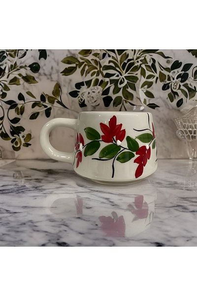 İlbay Çini Takı Grape Tie Red Mug