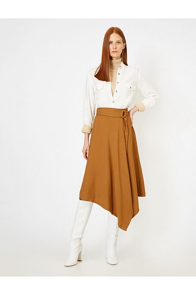 Koton Tie Waist Skirt