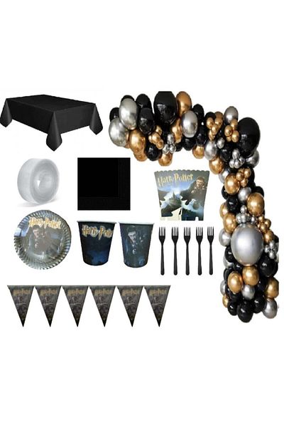 Deniz Parti Süsleri Harry Potter Birthday Set for 16 People