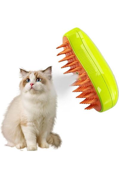Factorial Steam Cat Comb Cat Dog Washing Brush Pet Grooming Kit Nail Clippers Cat Shampoo