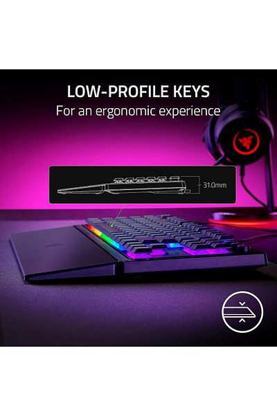 RAZER Ornata V3 TKL Mecha Memabrane Gaming Keyboard - Black