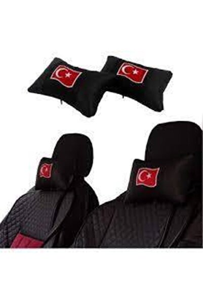 parkstop Araç Iç Boyun Yastığı Türk Bayraklı Türk Bayraklı Araç Boyun Yastığı