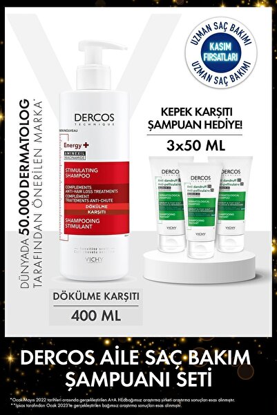 Vichy Dercos Aile Saç Bakım Şampuanı Seti