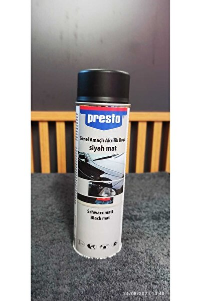 Presto Siyah Mat Sprey (500ML)