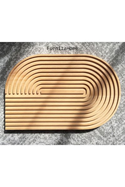 Furniza Home Multi-purpose Wooden Presentation Plate - Presentation Holder, P...