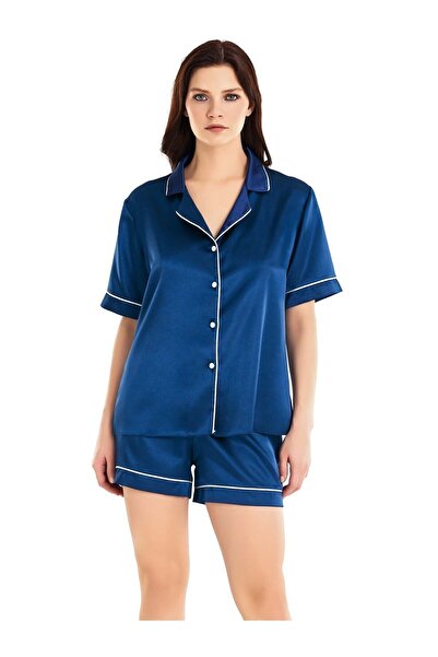 MOONGIRL KADIN SATEN ŞORT TAKIM