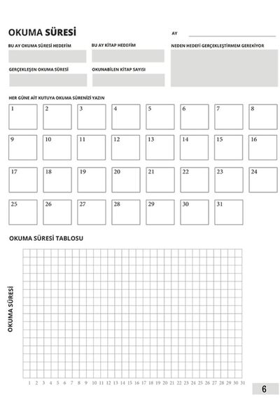 Fa Kitap Okuma Ajandası