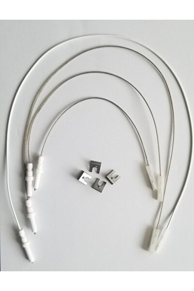 BusinessNetwork Ocak Ateşleme Buji Kablolu Takım (4 Ad.farklı Boy) / Ankastre...