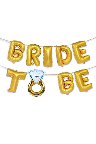 Genel Markalar Bride To Be Folyo Gold Balon Set