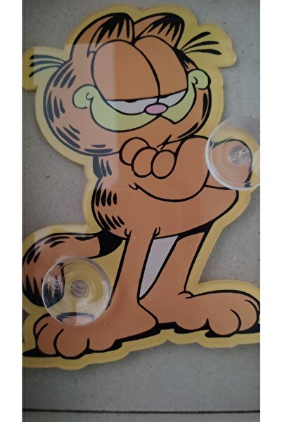 Universal Garfield Araba Cam Süsü, Cam Vantuzlu Süs, Cam Süsü, Çizgi Film Karakteri