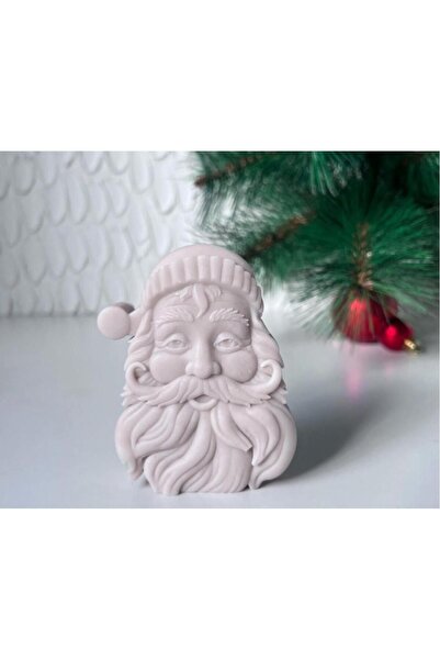 SCA CANDLE Noel Baba Yeniyıl Yılbaşı Chirismas Kahve Renk Dekoratif Mum Moder...