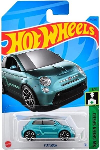 HOT WHEELS Fiat 500 E HW GREEN SPEED (Kısa Kart ve Regular ) Model Araba