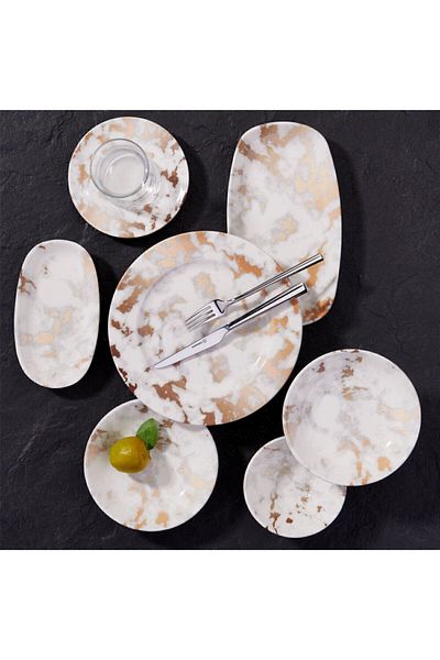 KORKMAZ Doğa Collection 26 Piece Breakfast Set = Original Product
