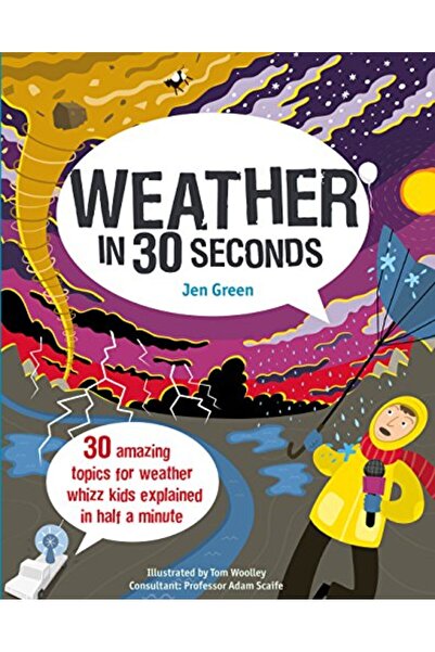 Hachette الطقس في 30 ثانية 30 موضوعًا رائعًا للأطفال في Weather Whizz موضحة ف...
