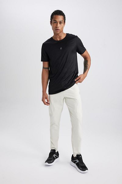 DeFacto Slim Fit Jogger Sweatpants - Slim Fit with Three Pockets and Zipper Leg B2780Ax23Au