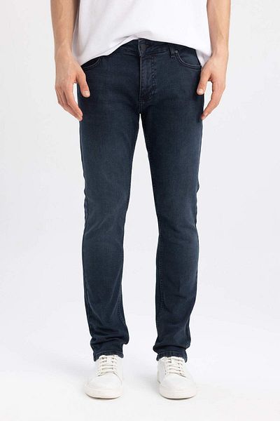 DeFacto Pedro Slim Fit Skinny Fit Κανονική μέση στενό τζιν παντελόνι R8791az23sp