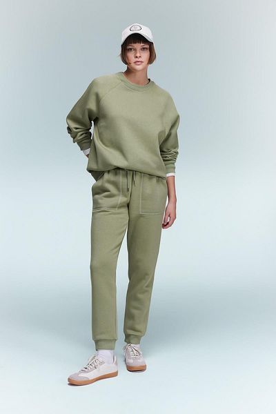 DeFacto Übergroßes, gerades, dickes Basic-Sweatshirt mit Rundhalsausschnitt V2697az23wn