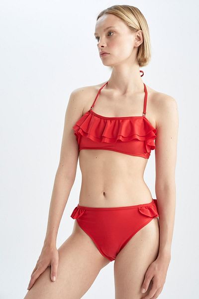 DeFacto Fall In Love Regular Fit Bikini Top T6823az22sm