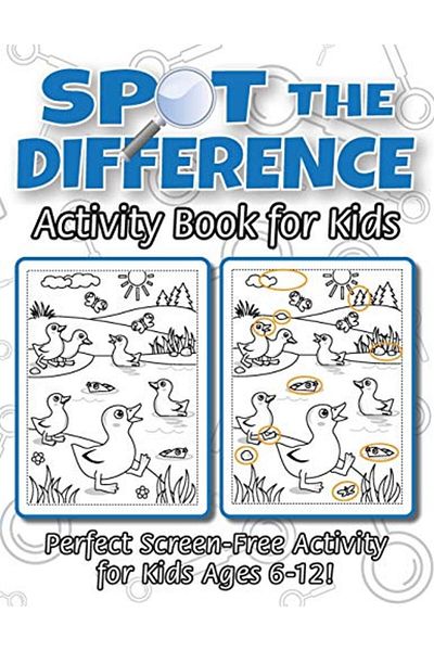 Ingram Spot The Difference Activity Book For Kids Ages 612 Spot 10 Differences In Every Spread