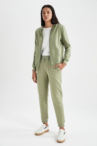DeFacto Hooded Regular Fit Basic Sweatshirt - Zippered V2711az23au