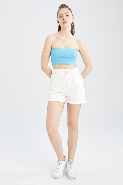 DeFacto Trägerlose, taillierte Camisole-Bluse – Y4989az22sm