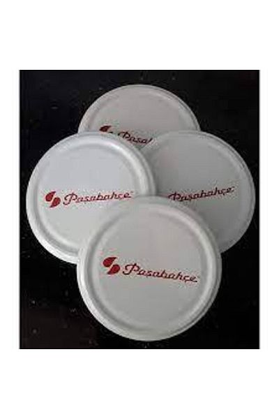 Paşabahçe 100 Pieces Original Canning Jar Lid Inner Surface Extra Silicone 1stClass Jar Lid