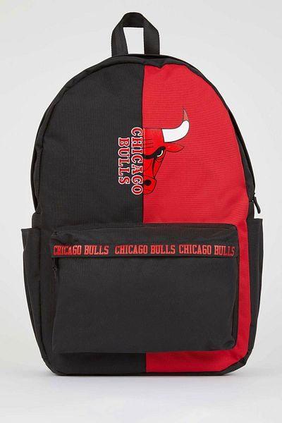DeFacto Σχολική τσάντα NBA Chicago Bulls Unisex Sports Printed Pusher Fabric - A4611axns