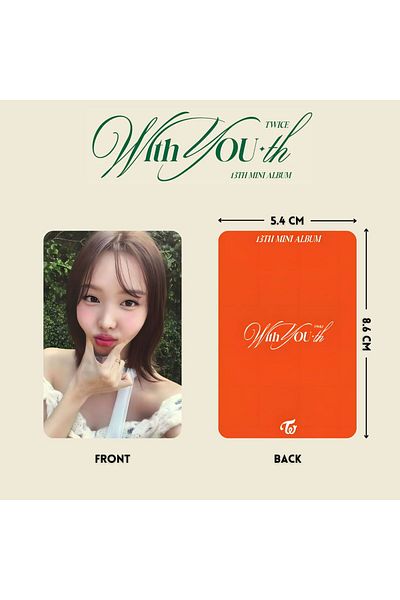 Kpop Dünyasi Twice'' with You Th'' Pob 2 - Set of 2 Pcs