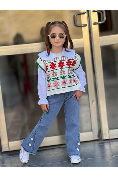ALPİDS Süzene Girl's Vest Set - Set of 3