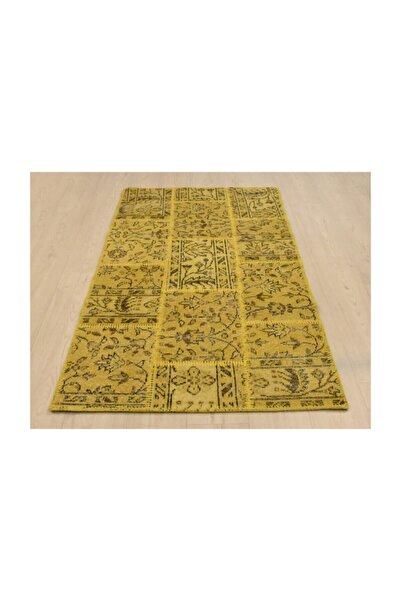 Madalyon Patchwork El Dokuma Anadolu Halısı