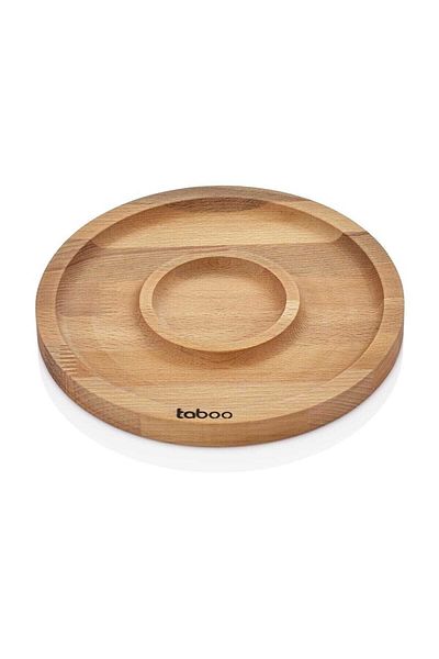 Taboo Tab-8123 2 Eye Round Snack Bowl 22.5 Cm