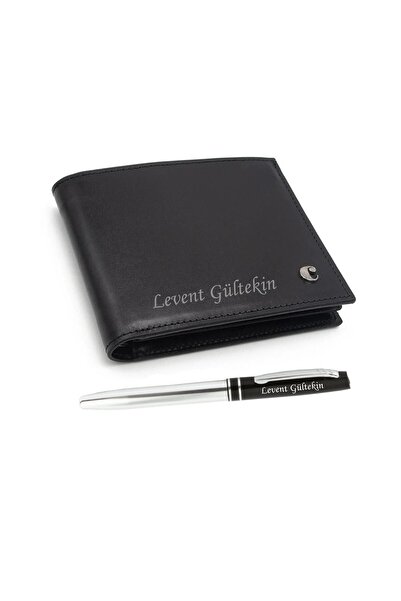 Cacharel İsme Kişiye Özel Hakiki Deri Erkek Cüzdan 2363K