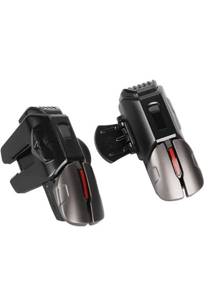 Asfal 6 Parmak Oyuncu Tetik Aksamı Pubg Gecikmesiz Metal Düğme Cep Telefonu O...