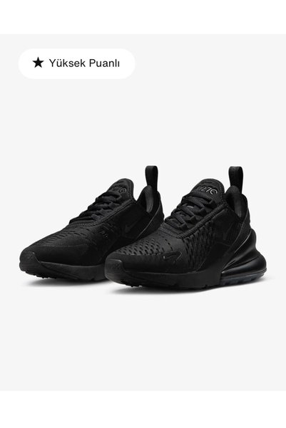 Nike Air Max 270 siyah erkek spor ayakkabı