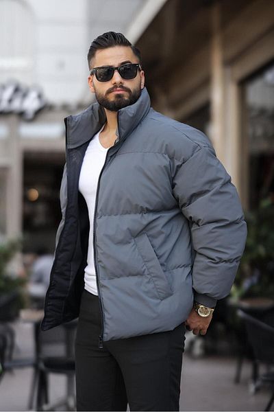 inpool Oversize Winter and Spring Jacket - Water and Wind Resistant, Stand Collar 24Usec09