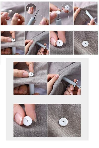 Yayke Quilt Cover And Sheet Holder Duvet Cover Stabilizer Button Set Button