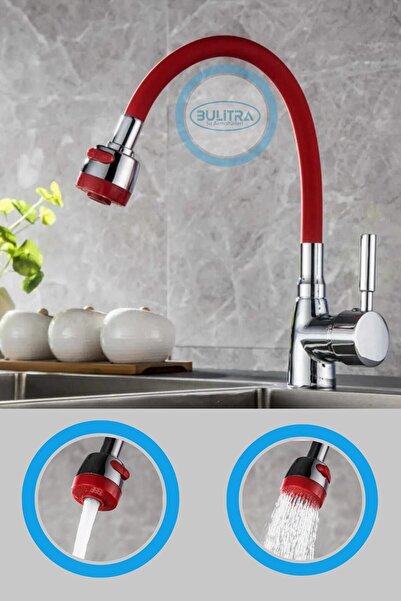 BULİTRA Su Armatürleri Oynar Başlıklı Tasarruflu Silikon Musluk Başlığı Kubar...