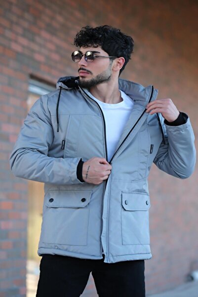 Stilkombin Pldp 2960 - Waterproof Furry Bag Pocket Coat