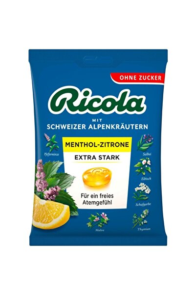 Ricola Menthol Zıtrone Extra Stark 75gr