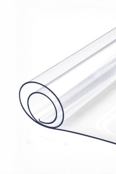 Prime Sleeks Covoraș de protecție din PVC de 1,4 mm - Față de masă din nailon din pânză uleioasă transparentă