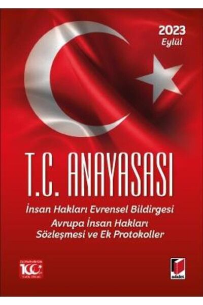 Adalet Yayınevi T.c. Anayasası / Türkiye Cumhuriyeti Anayasası / Anayasa Cep Boy