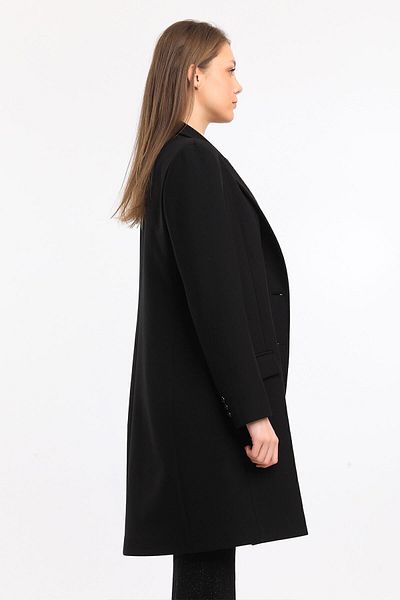 Sense Lined Long Trench Coat| Kbn33166yn Black