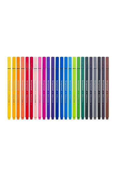 Bruynzeel Fineliners 24Pcs Primary Colors