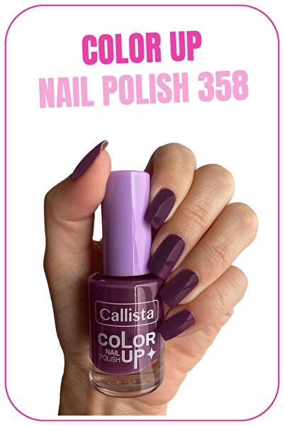 Callista Color Up Nail Polish Oje 358 Stole The Show - Mor