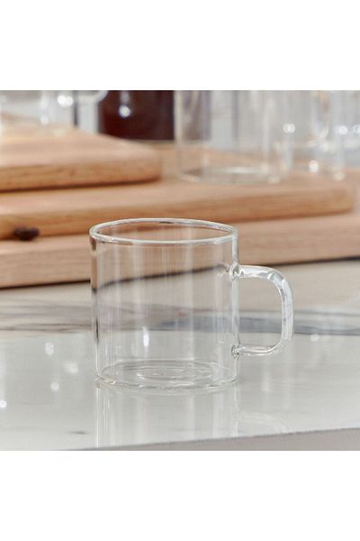 Home Box Sip Savor 6-Piece Glass Mug Set