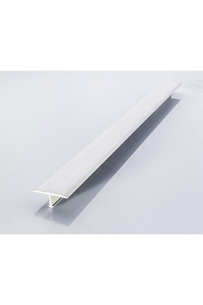 Genel Markalar 3 ADET Kapı Eşik Profili Parke Kapı Altı Çıtası T Model Alüminyum Gri 90cm 3 Adet