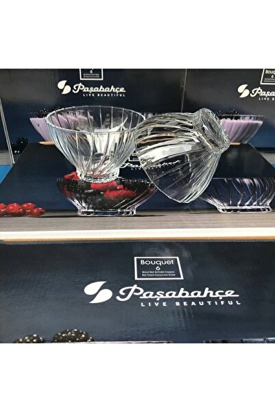 Paşabahçe Bouguet Glass 6 Pieces Bowl