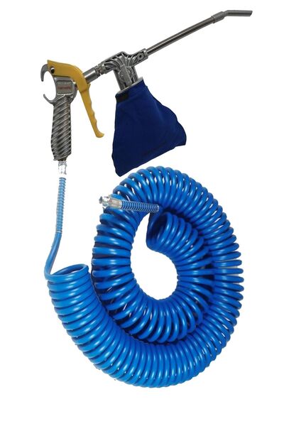 hodbehod Kompresör 15 Metre Hava Hortumu ve Üfleme Toz Emme Tabancası Metal