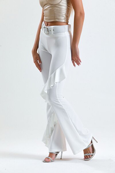 Sense Штани для підводного плавання - з поясом і воланами | Pnt33389 Екрю